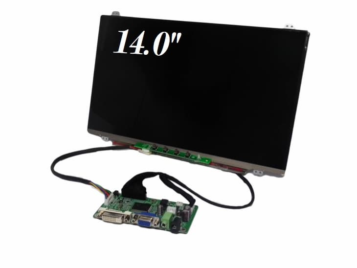 Suitable for Surveillance 14_0 inch 1600 x 900 LCD Flat Panel with Driver Board Kits